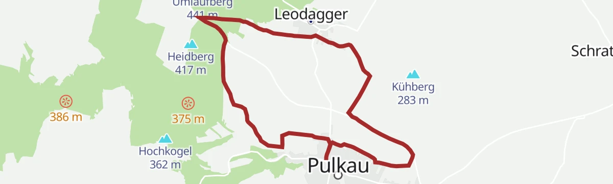 Route map: Manhartsbergweg